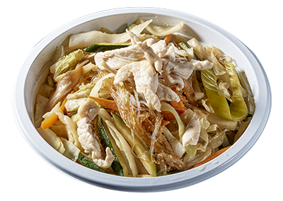noodles di soia pollo e verdure